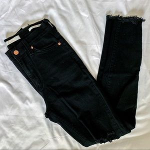 High Rise Distressed Jeans